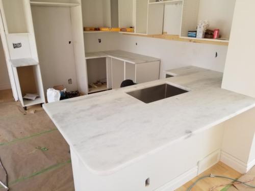 Honed Super White Countertop Utah