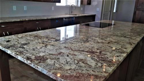 Typhoon Bordeaux Granite Counter top Utah