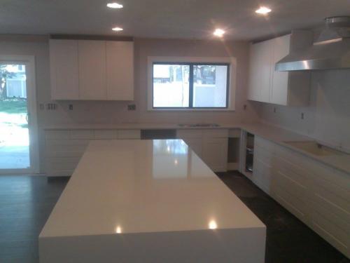 Snow White Quartz Utah Countertops