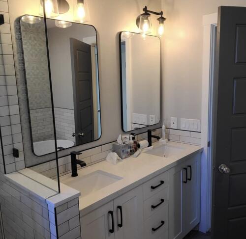 Quartz Bathroom Vanity revamp centerville utah