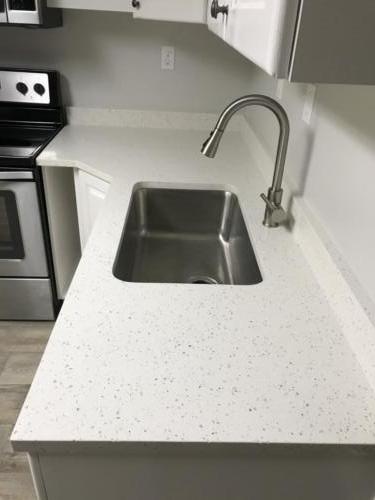 Iced White Quartz Utah Countertops