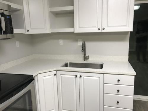 Iced White Quartz Countertop in Utah