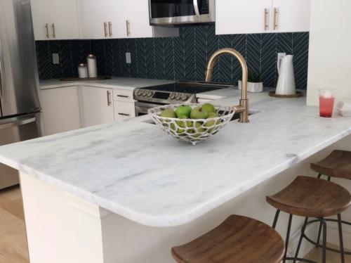 Honed Super White Countertop Utah